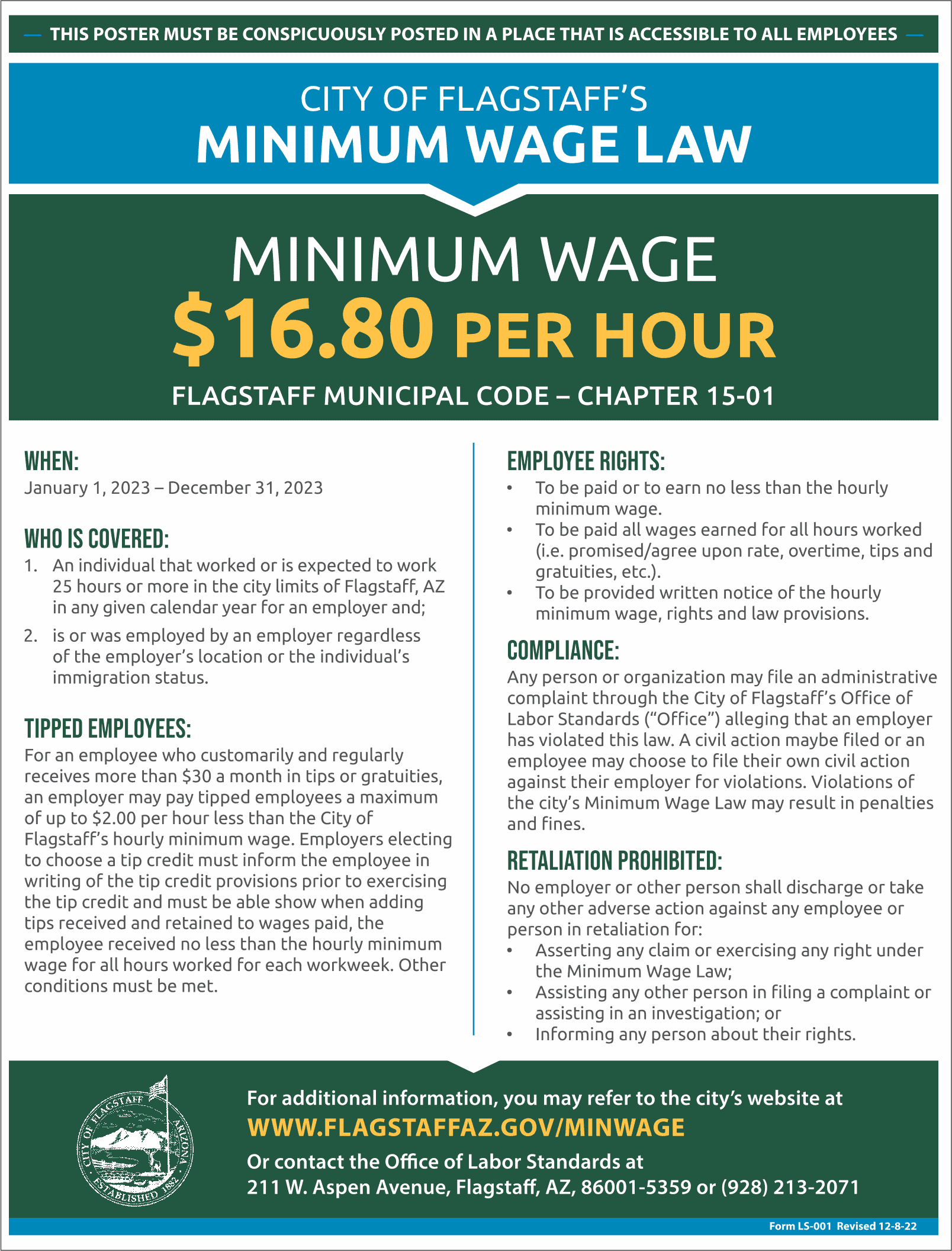Arizona RUN Labor Law Posters